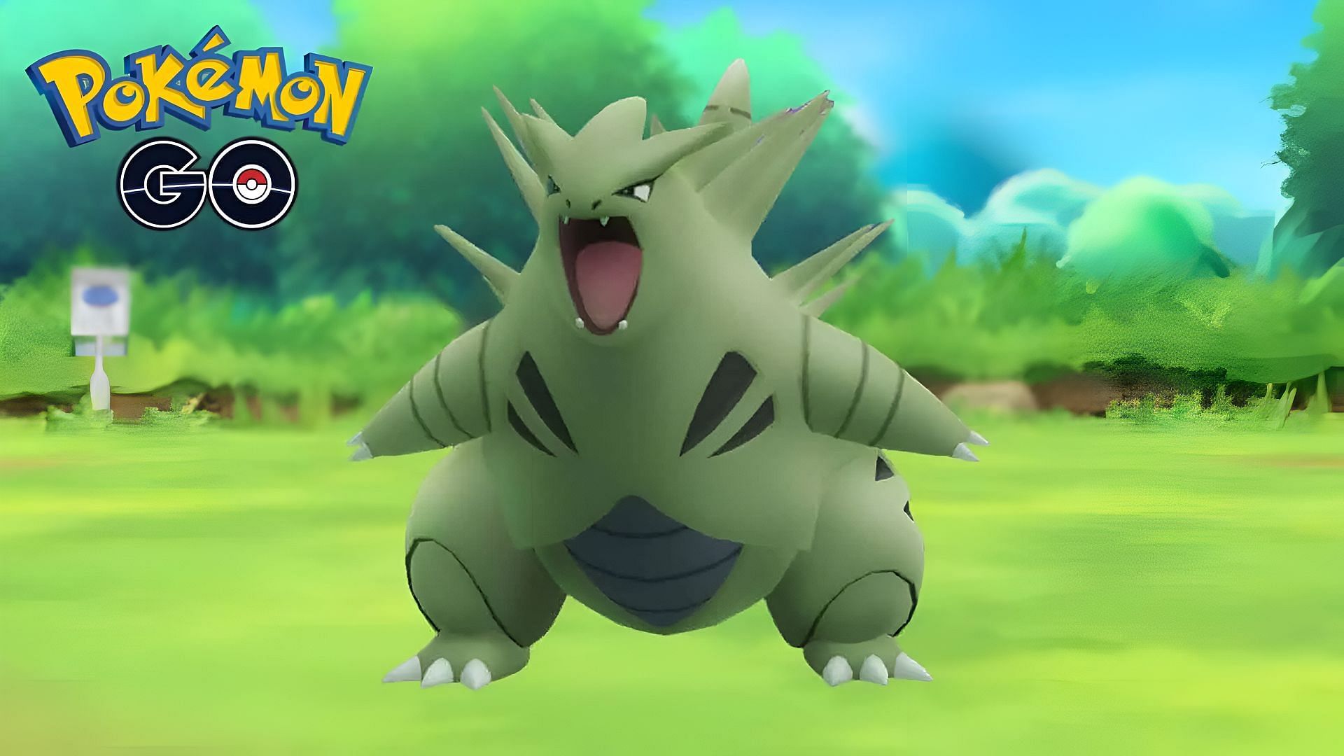 A powerful Dark-type attacker like Tyranitar can be a huge help for Mismagius. (Image via Niantic)